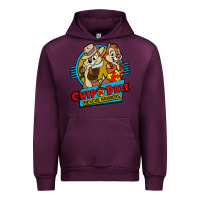 Mauve Wine chip and dale anime character Urban Hoodie - linhVisuals