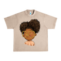 French Oak black girl Urban Heavy Tee - FaDigitalArtStudio