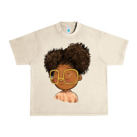 Sandshell black girl Urban Heavy Tee - FaDigitalArtStudio