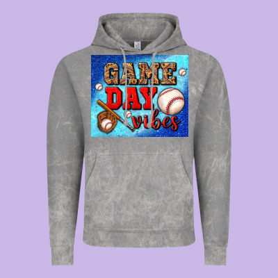 Game Day Vibes Mouse Pad Vintage Hoodie Designed By Bundleandbundleshop