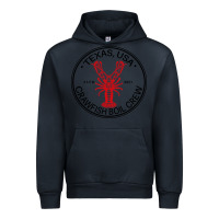 Navy texas crawfish boil crew Urban Hoodie - linhVisuals