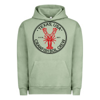 Pigment Oil Green texas crawfish boil crew Urban Hoodie - linhVisuals
