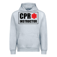 Heather Grey cpr instructor Urban Hoodie - linhVisuals