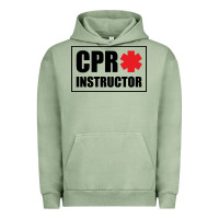 Pigment Oil Green cpr instructor Urban Hoodie - linhVisuals