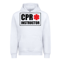 White cpr instructor Urban Hoodie - linhVisuals