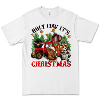White holy cow its christmas Premium Tee - CowGirlArtShop