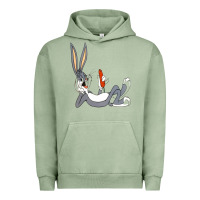 Pigment Oil Green funny rabbit 3 Urban Hoodie - linhVisuals