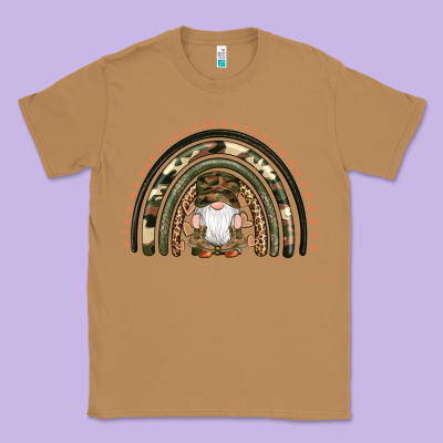 Camouflage Gnomes Rainbow Classic Tee Designed By Artiststas