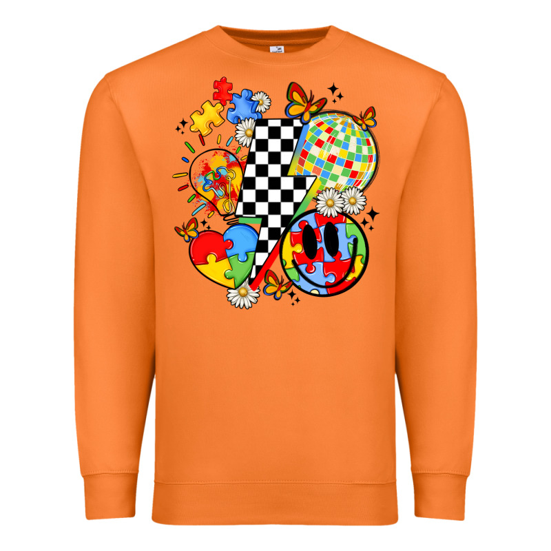 Retro Autism Awareness Premium Sweatshirt by JahusDesignShop | Teevron