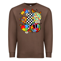 Chestnut retro autism awareness Premium Sweatshirt - JahusDesignShop