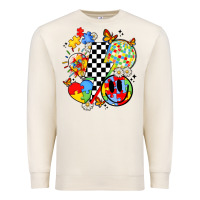 Sandshell retro autism awareness Premium Sweatshirt - JahusDesignShop