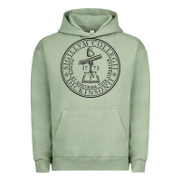 Pigment Oil Green dickinson, college Urban Hoodie - linhVisuals