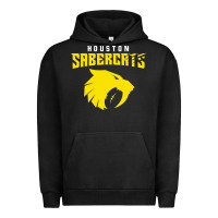 Pigment Black houston sabercats Urban Hoodie - linhVisuals