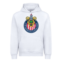 White guadalajara Femenil Urban Hoodie - linhVisuals