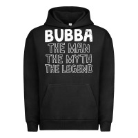 Pigment Black bubba, the man, the myth, the legend Urban Hoodie - linhVisuals