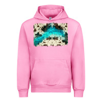 Fuchsia Pink turquoise, cowhide backgraund Urban Hoodie - JahusDesignShop