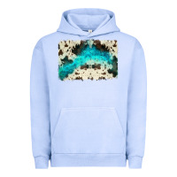 Pigment Grape Ice turquoise, cowhide backgraund Urban Hoodie - JahusDesignShop