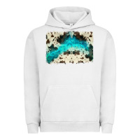 Pigment Lunar Rock turquoise, cowhide backgraund Urban Hoodie - JahusDesignShop