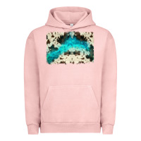 Pigment Salmon turquoise, cowhide backgraund Urban Hoodie - JahusDesignShop