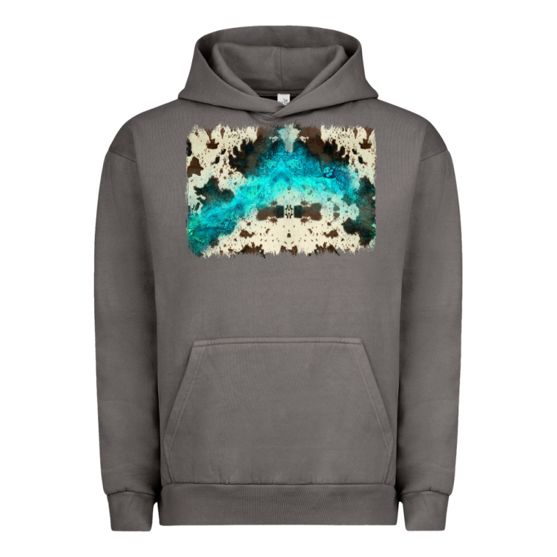 Turquoise, Cowhide Backgraund Urban Hoodie by JahusDesignShop | Teevron