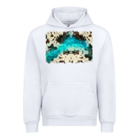 White turquoise, cowhide backgraund Urban Hoodie - JahusDesignShop