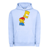 Pigment Grape Ice TRIPY BART SIMPSONS Urban Hoodie - linhVisuals