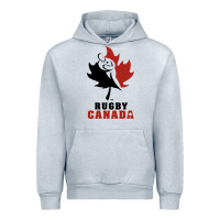 Heather Grey canada rugby Urban Hoodie - linhVisuals