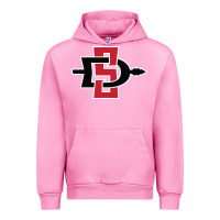 Fuchsia Pink san diego state aztecs Urban Hoodie - linhVisuals