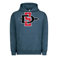 Pigment Midnight Navy san diego state aztecs Urban Hoodie - linhVisuals