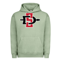 Pigment Oil Green san diego state aztecs Urban Hoodie - linhVisuals