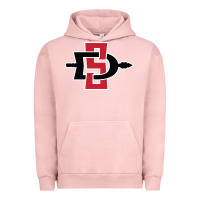 Pigment Salmon san diego state aztecs Urban Hoodie - linhVisuals