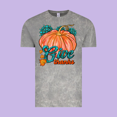 Give Thanks Vintage Tee Designed By Fadigitalartstudio