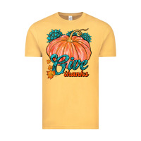Vintage Mustard Give Thanks Vintage Tee - FaDigitalArtStudio
