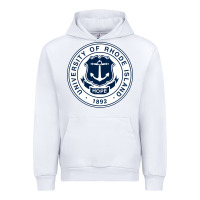 White university of rhode island Urban Hoodie - linhVisuals
