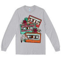 Moon Dust cassette floral gemstone Long Sleeve Tee - FaDigitalArtStudio