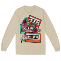 Mushroom cassette floral gemstone Long Sleeve Tee - FaDigitalArtStudio
