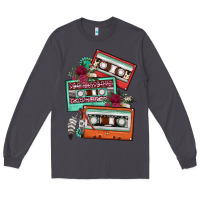 Smoke cassette floral gemstone Long Sleeve Tee - FaDigitalArtStudio