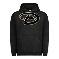 Pigment Black D Backs Baseball Urban Hoodie - linhVisuals