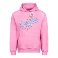 Fuchsia Pink The Blue Crew Baseball Urban Hoodie - linhVisuals