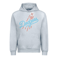 Heather Grey The Blue Crew Baseball Urban Hoodie - linhVisuals