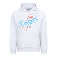 White The Blue Crew Baseball Urban Hoodie - linhVisuals