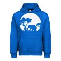 Cobalt elephant art Urban Hoodie - linhVisuals