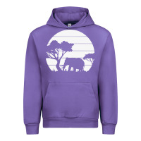 Tulip elephant art Urban Hoodie - linhVisuals