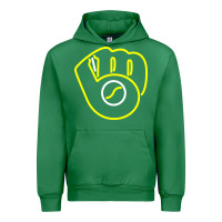Emerald The Brew Crew Baseball Urban Hoodie - linhVisuals