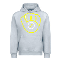 Heather Grey The Brew Crew Baseball Urban Hoodie - linhVisuals
