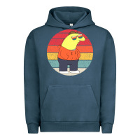 Pigment Midnight Navy smiling friends Urban Hoodie - linhVisuals