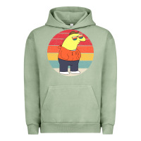 Pigment Oil Green smiling friends Urban Hoodie - linhVisuals
