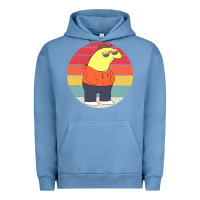 Pigment Pebble Blue smiling friends Urban Hoodie - linhVisuals