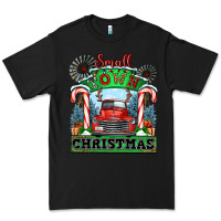 Black small town christmas Premium Tee - CowGirlArtShop