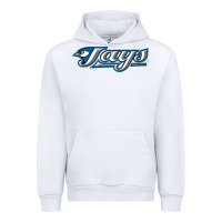 White The Jays Baseball Urban Hoodie - linhVisuals